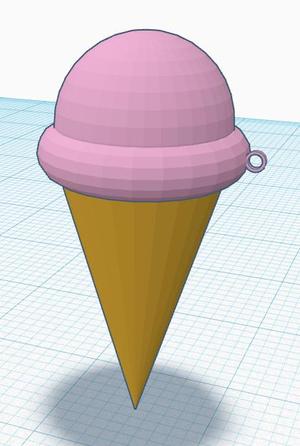 strawberry cone