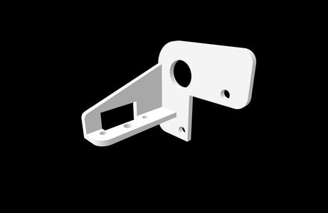 Ender CR Touch Mount, Voxelab, Fixed
