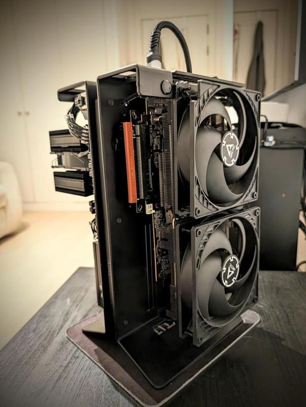 Asus 3080ti tuf fan duct 140mm 