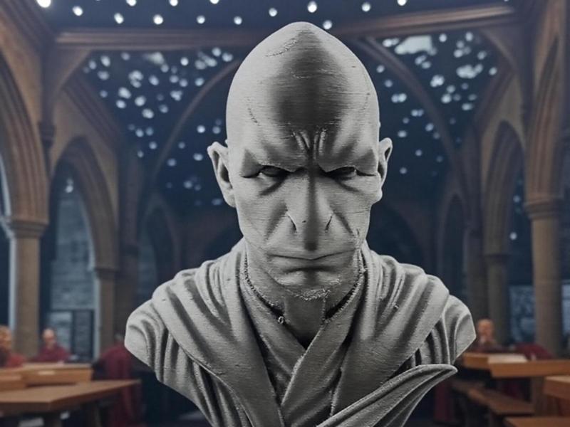 Stylized Lord Voldemort Bust