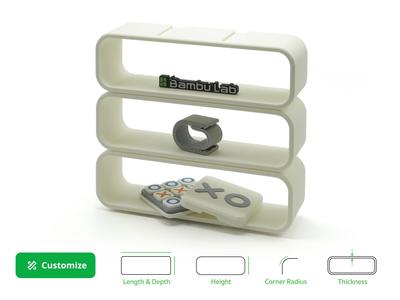 Customizable Stackable Shelf (Parametric Shelf)