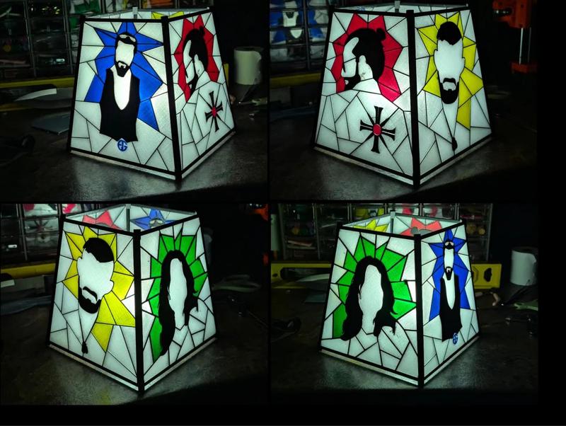 Far Cry 5 Seed family lampshade.   