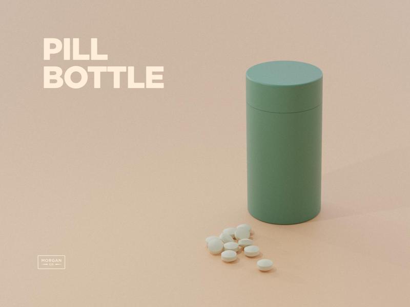 Aesthetic Pill Bottle 