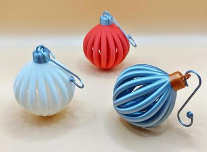 Hanging christmas ornament - no support, 0% infill   