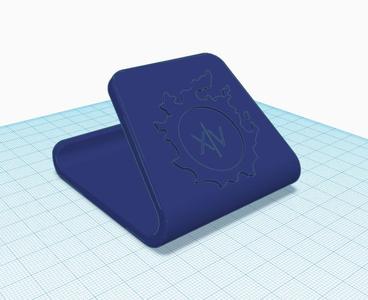 Phone Holder/Stand with Final Fantasy 14 logo