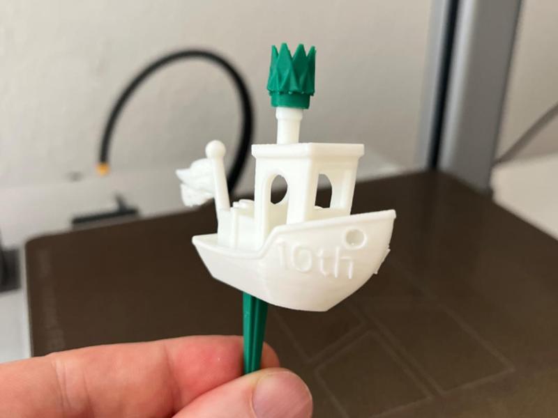 Benchy 10th Birthday Edition for Cake