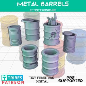 Metal barrels