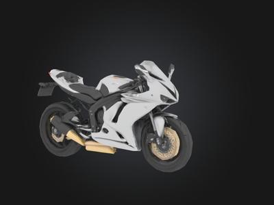 Sport bike 3D Model