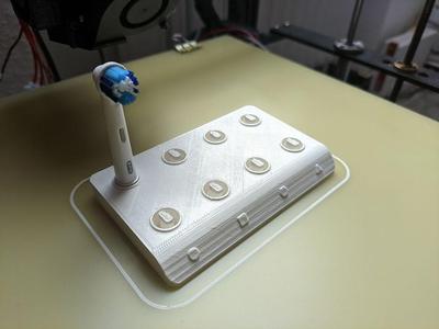 Brush Head Organizer for O.B. Electric Toothbrush