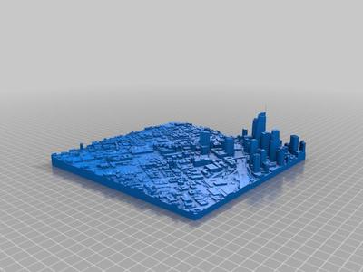 3D MODEL OF LOS ANGELES, CALIFORNIA SAMPLE