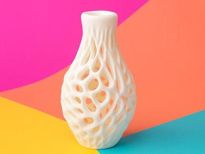 Organic Mesh Vase – Modern Sculptural Decor