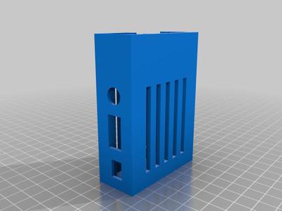 Raspberry case single piece