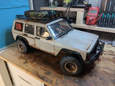 AXIAL SCX10 I & II - Team Raffee / Injora Jeep Cherokee XJ Body Mounts   