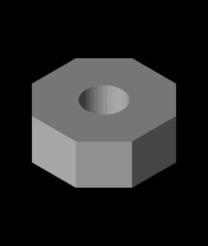 m2 nut.stl