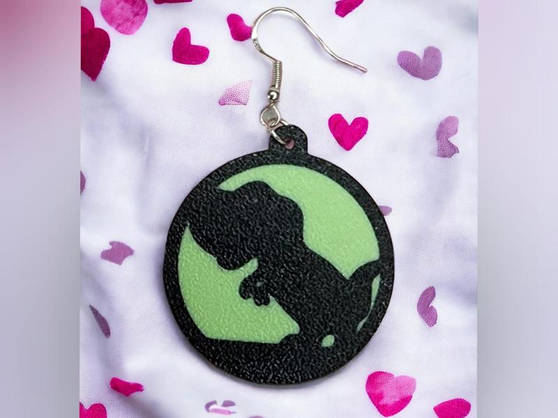 Dinosaur Earrings AMS Required