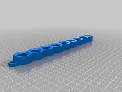 Pegboard Pass-Through Socket Organizer - Updated Orientation   