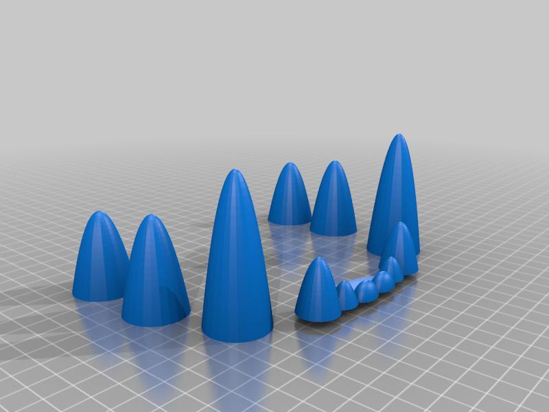 feline fursuit teeth