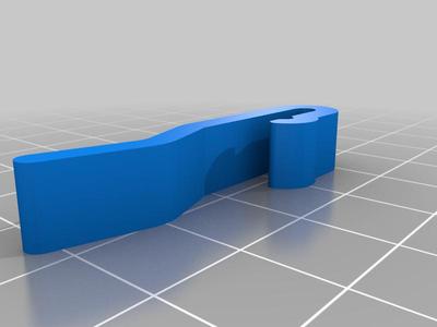 Fillament spool clip for 3mm flange