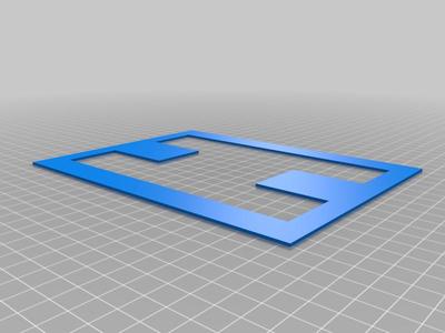 Fabric organizer - H model
