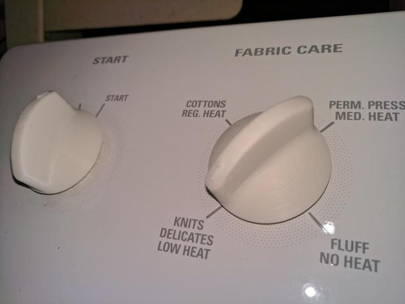 GE DRYER KNOB