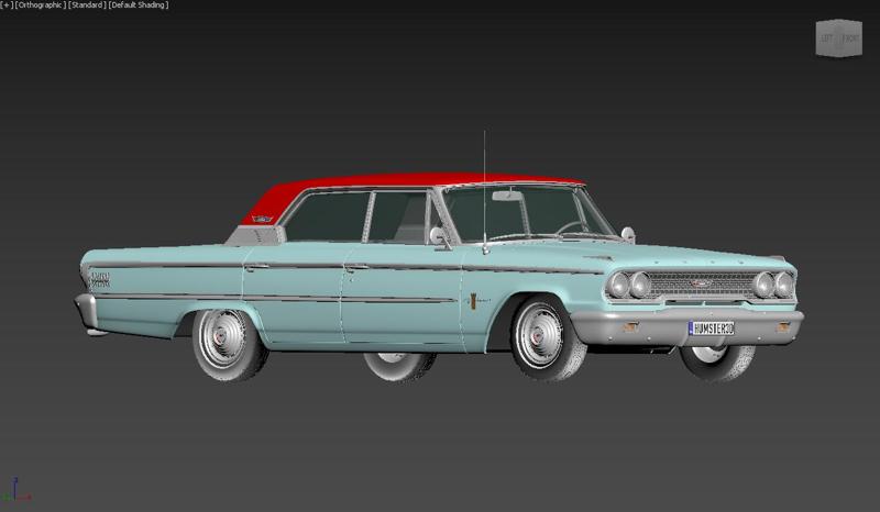 Ford Galaxie 500 Hardtop 1963 [w/ HQ-Interior]