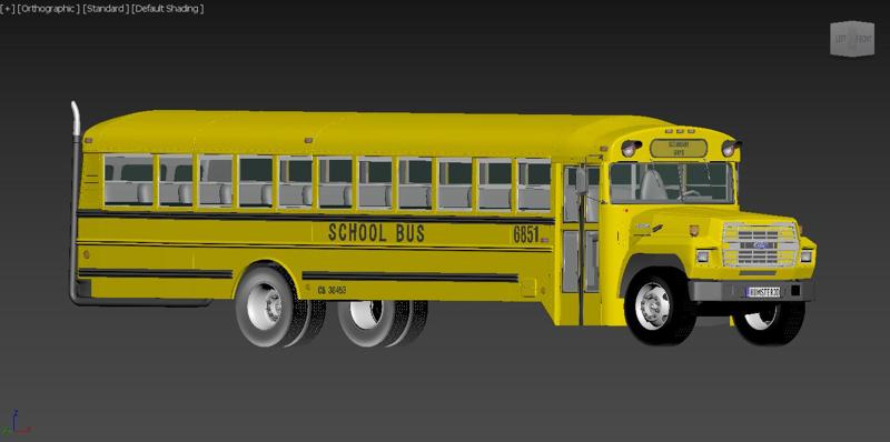 Ford B-700 Thomas School Bus 1984