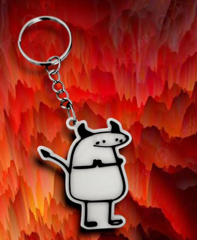 Florky diablito keychain