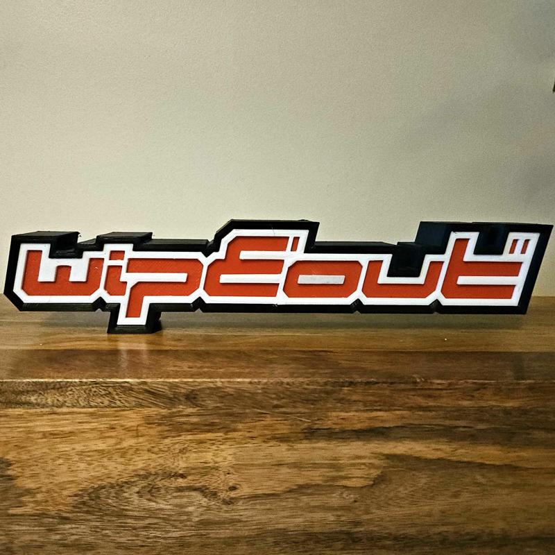 Wipeout Video Game Light-Up Wall Box / Ornament