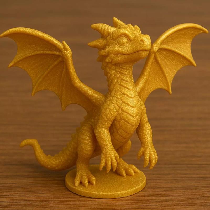 Skyward Golden Dragon