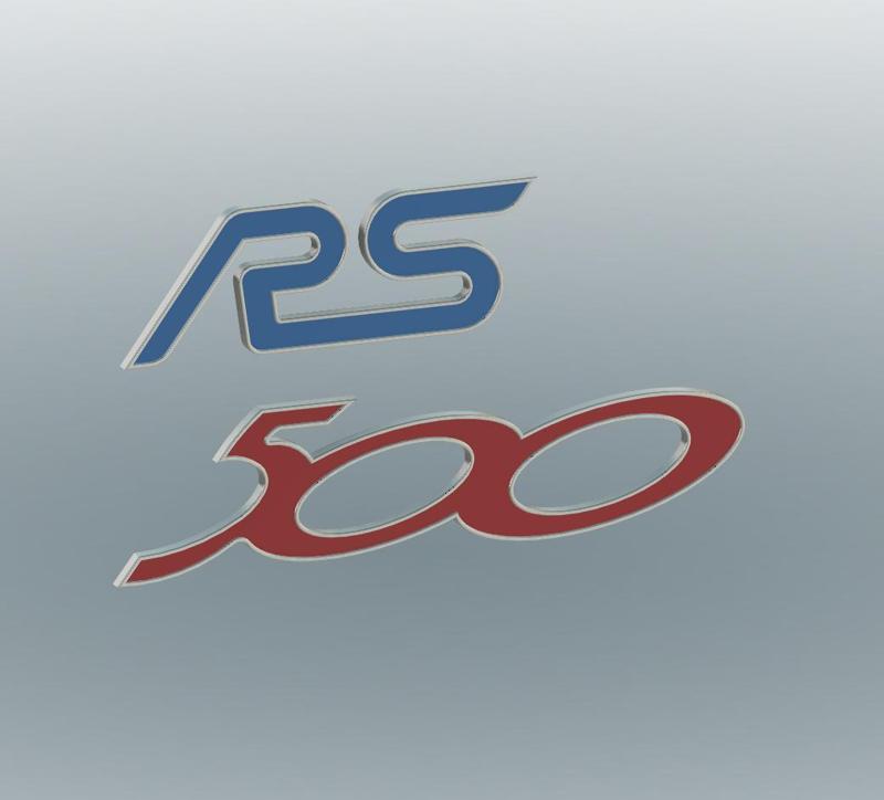 Ford Focus RS 500 Emblem