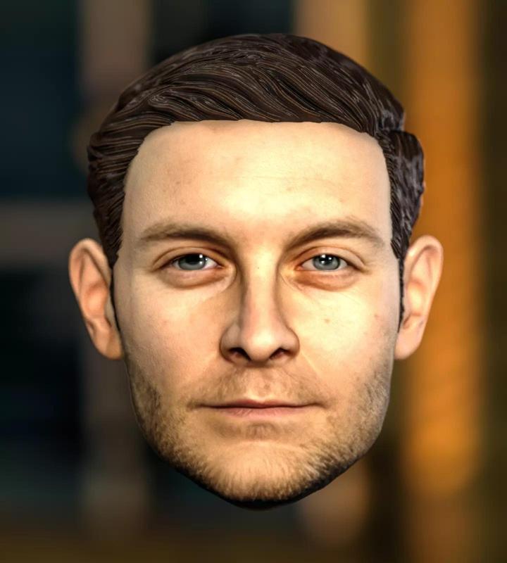 Spider-Man No Way Home Tobey Maguire Peter Parker Headsculpt