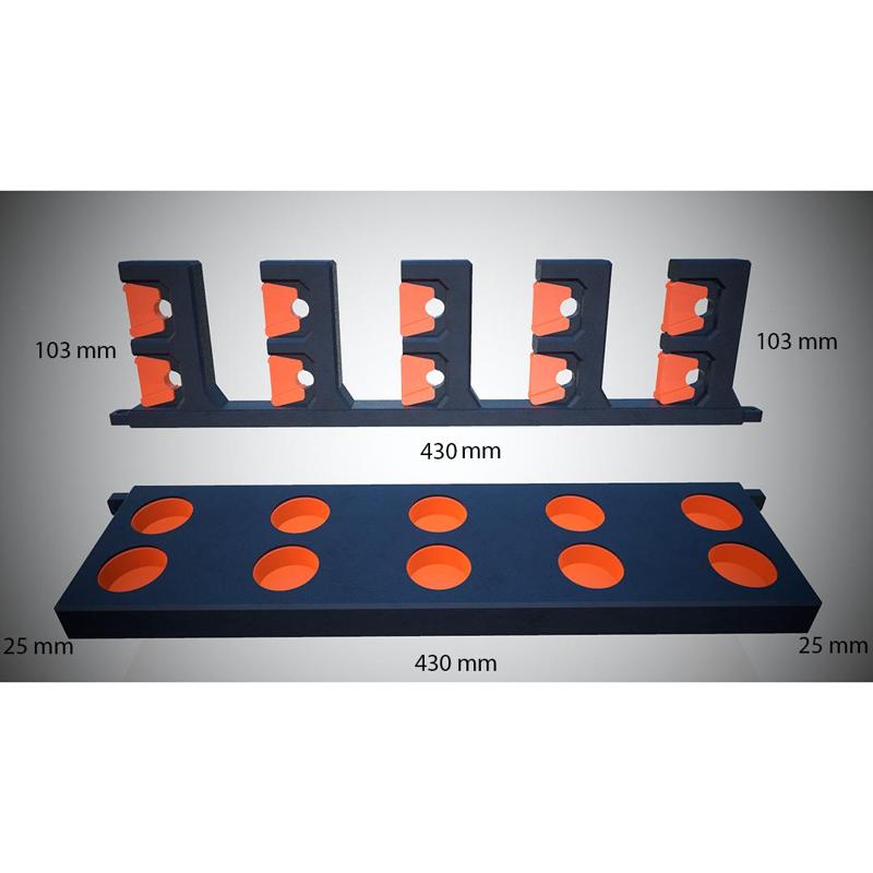 HOLDER FOR FISHING ROD AND SPINNING: 10 PCS. For large 3D printers