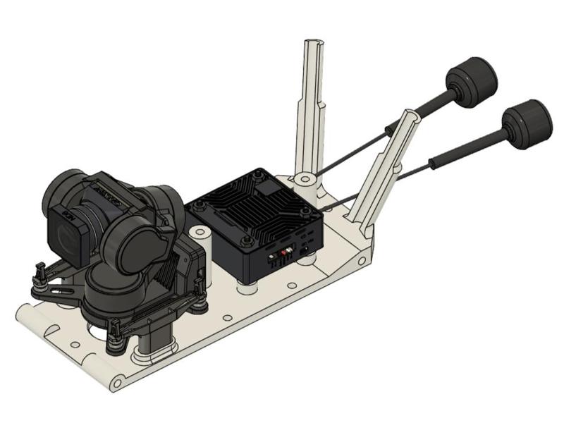 Walksnail Moonlight and Caddx GM3 Gimbal Mount