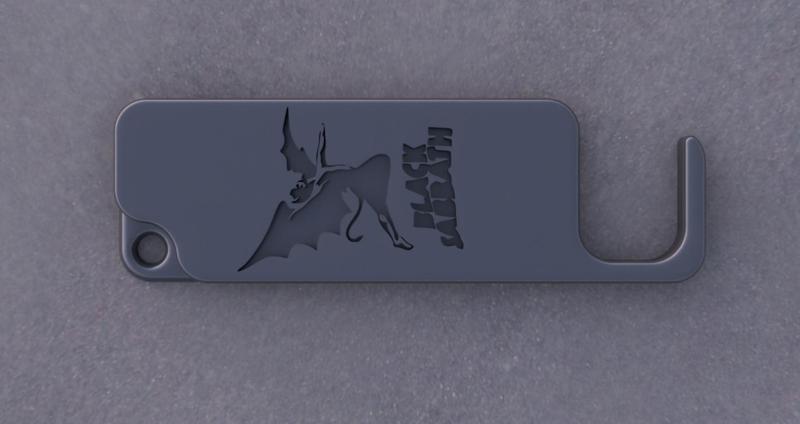 KEY RING CELL PHONE HOLDER