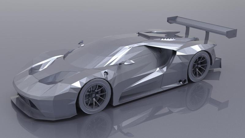 Ford GTLM ready to print