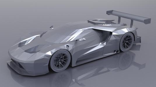 Ford GTLM ready to print