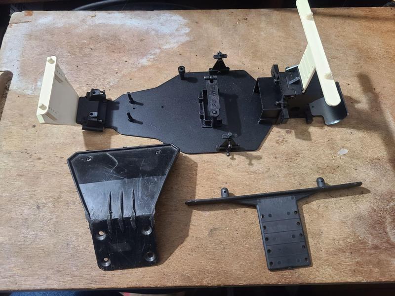 Losi truck style body mounts for the Mini Jrx2 (Work In Progress)