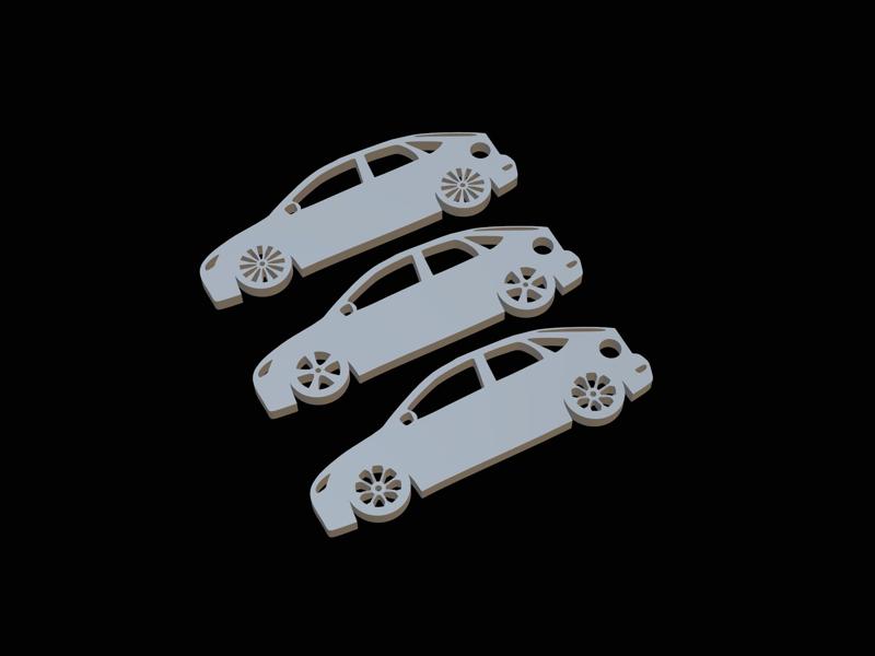 Ford focus mk2 keychain