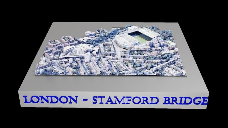 London Chelsea Stadium mockup | London Stamford Bridge mockup