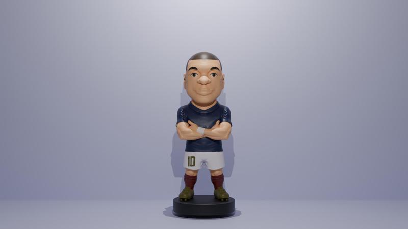 Mbappé - Cartoon Style - Collectible Figure