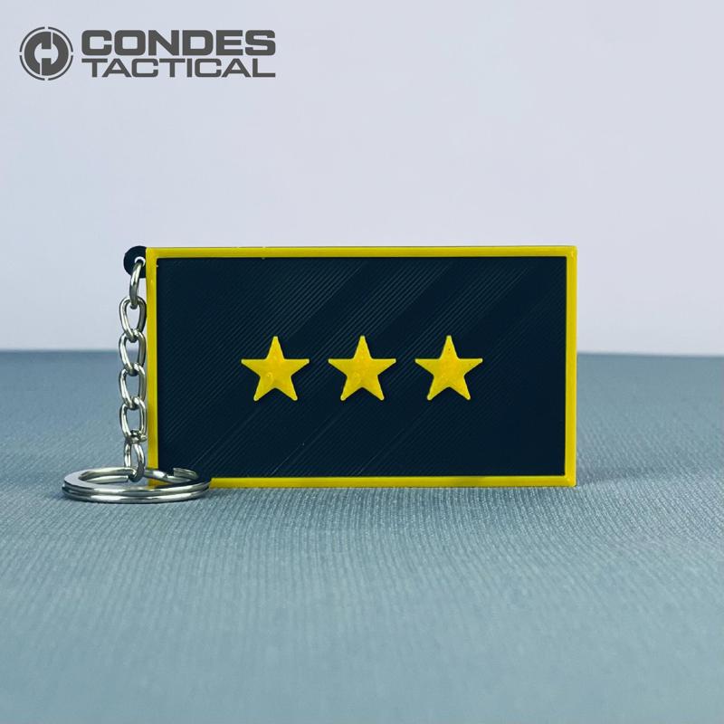 CAPITAN KEYCHAIN - NATIONAL ARMY OF COLOMBIA