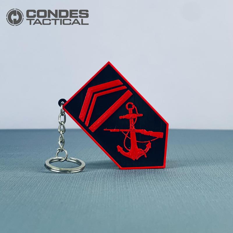 LLAVERO DRAGONEANTE INFANTE DE MARINA PROFESIONAL (KEYCHAIN) -  INFANTERÍA DE MARINA COLOMBIA.