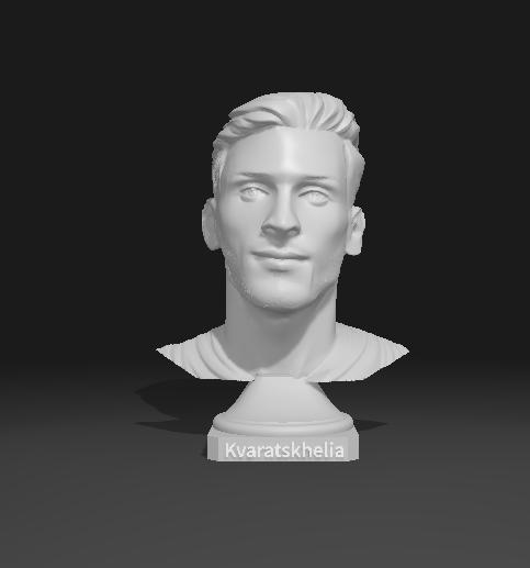 Khvicha Kvaratskhelia - Premium Statue