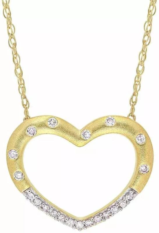 Heart with diamond jewelry