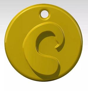 SCORPIO dog tag with number