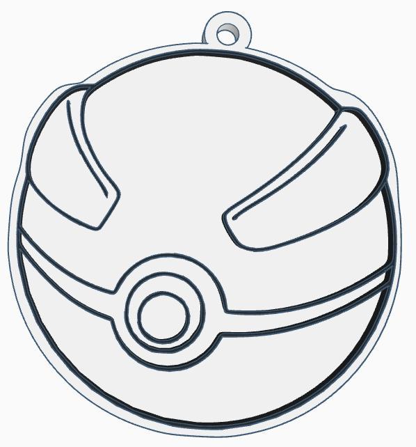 Super Ball Keychain
