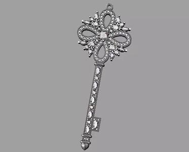 Tiffany Victoria Key Necklace