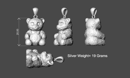 Teddy Bear Necklace Design