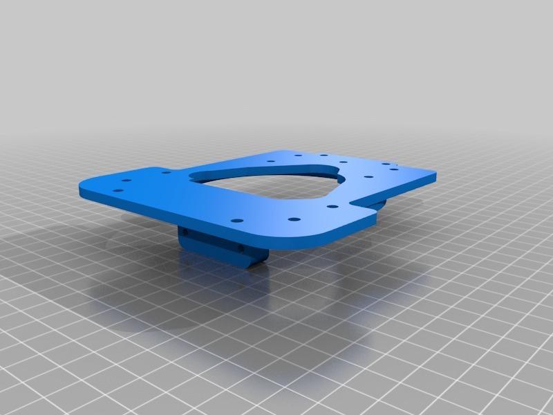 Diamond Hotend mount for MH3000 and RoVa3D printers by ORD Solutions.