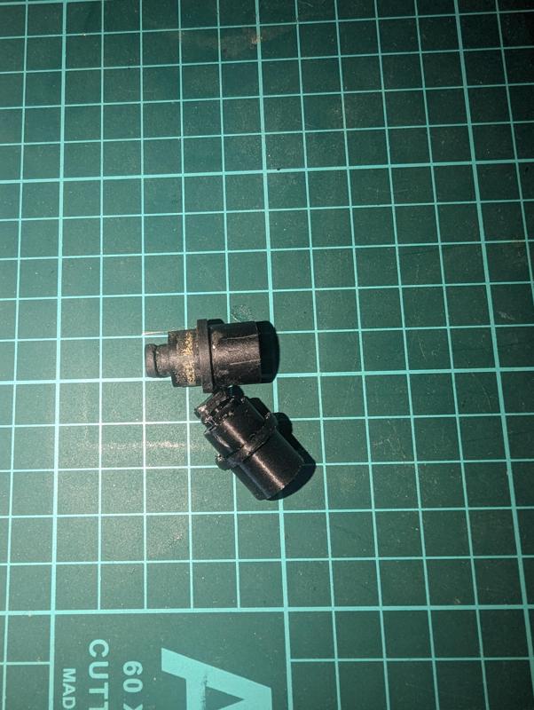 Motorcycle seat lock cylinder